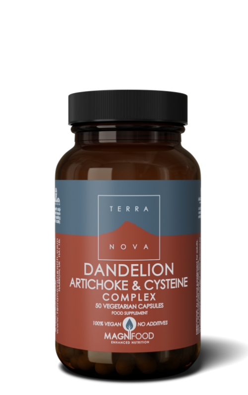 Dandelion artichoke & cyste complex 50 capsules Terranova