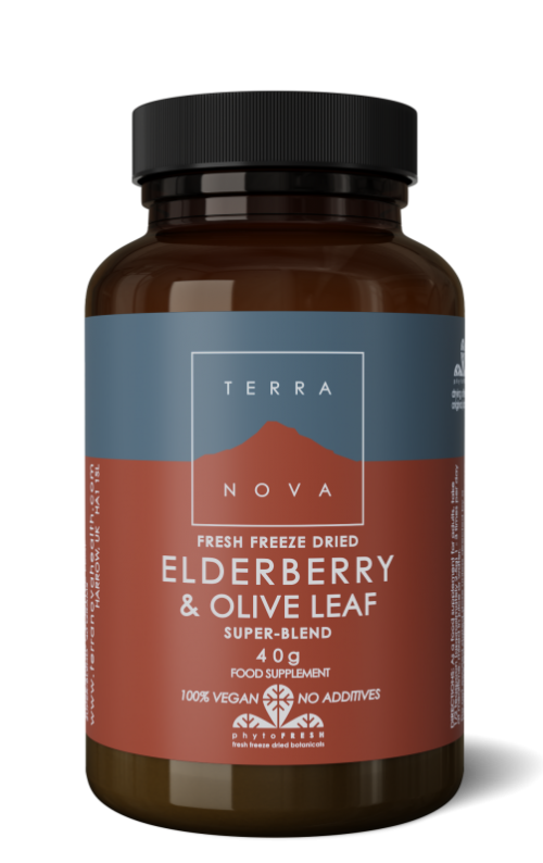 Elderberry & olive leaf blend 40 gram Terranova