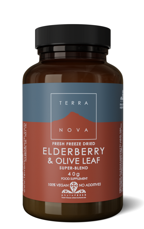 Elderberry & olive leaf blend 40 gram Terranova