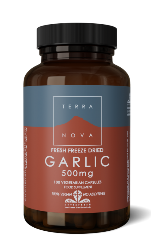 Garlic 500 mg 100 capsules Terranova