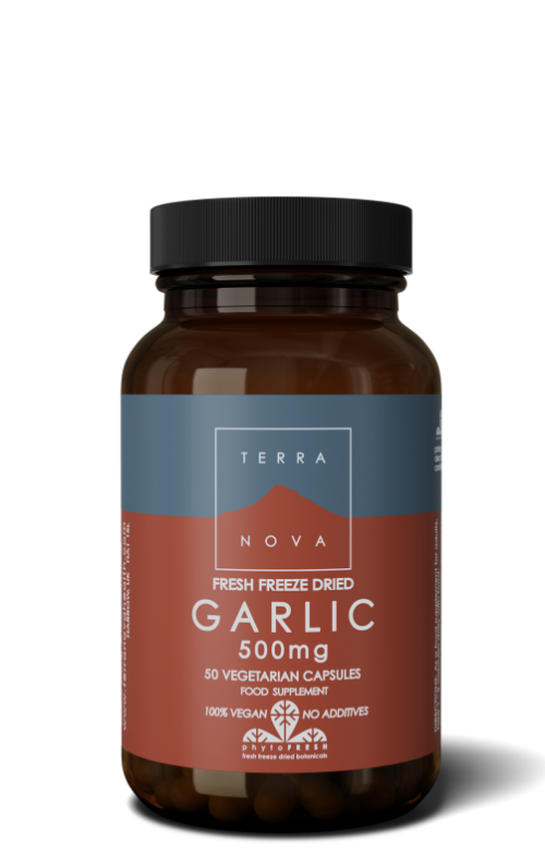 Garlic 500 mg 50 capsules Terranova