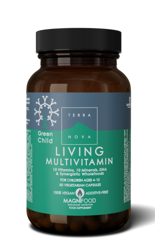 Green child living multivitamins 100 capsules Terranova