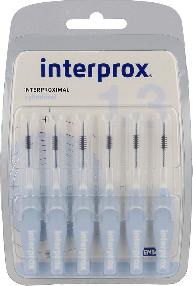 Interprox Super Conical 2.0 mm lichtblauw 6 stuks