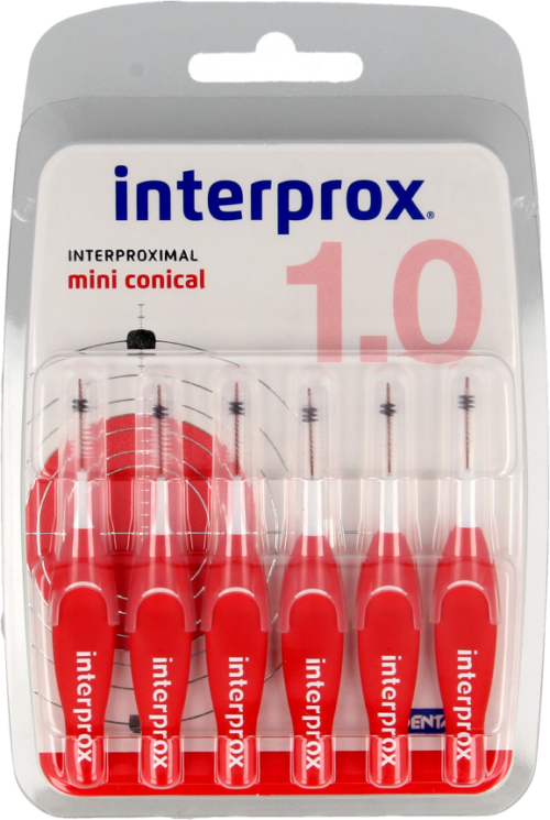 Interprox Premium Mini conical 2-4 mm (rood) 6st