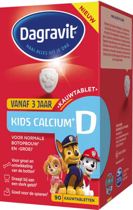 Kids calcium & vitamine D 90 tabletten Dagravit