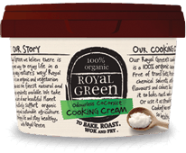 Kokos cooking cream odourless 250 ml Royal Green
