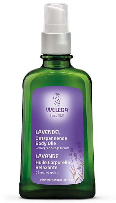 Lavendel ontspannende body olie 100 ml Weleda