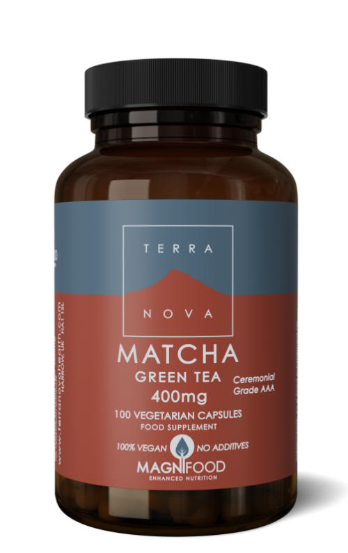 Matcha green tea 400 mg 100 capsules Terranova