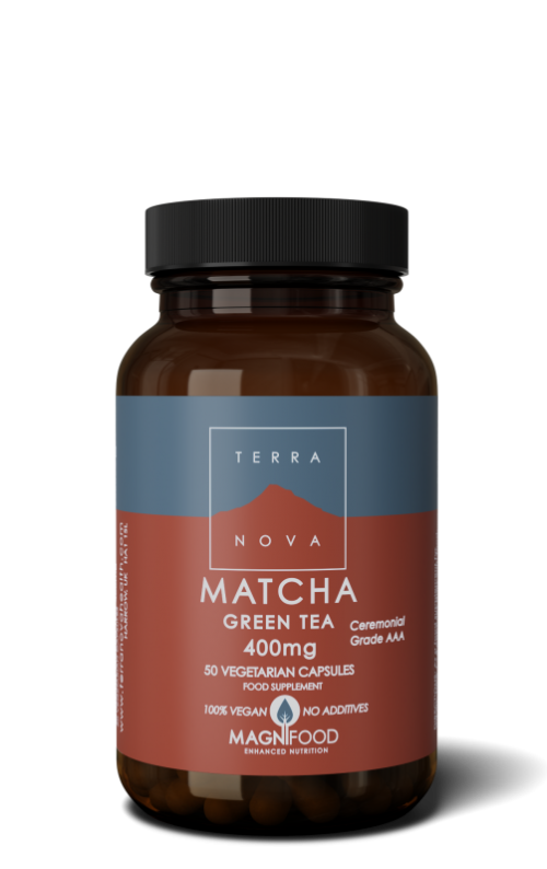 Matcha green tea 400 mg 50 capsules Terranova
