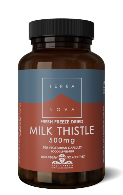 Milk thistle 500 mg 100 capsules Terranova