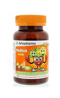 Multi vitamine fruitgum 60 stuks Azinc