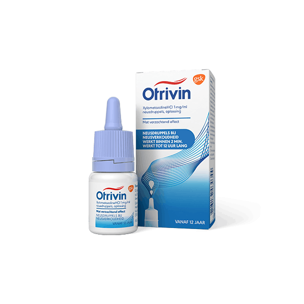 Otrivin druppels 0,1% oplossing 10 ml