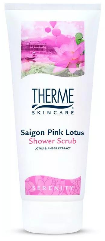 Saigon pink lotus shower scrub 200 ml Therme