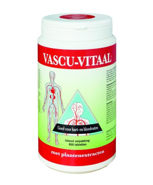 Vascu vitaal met plantenextracten 600 tabletten