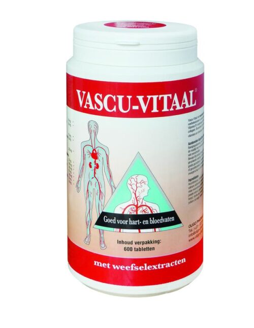 Vascu vitaal met weefselextracten 600 tabletten