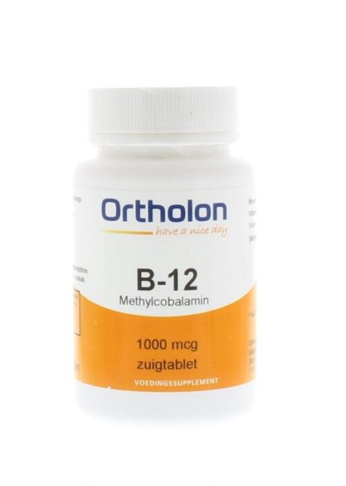 Vitamine B12 methylcobalamine 1000 mcg 120 zt Ortholon