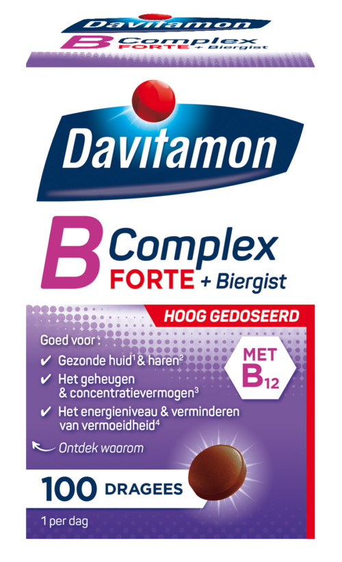 Vitamine B complex forte 100 dragees Davitamon