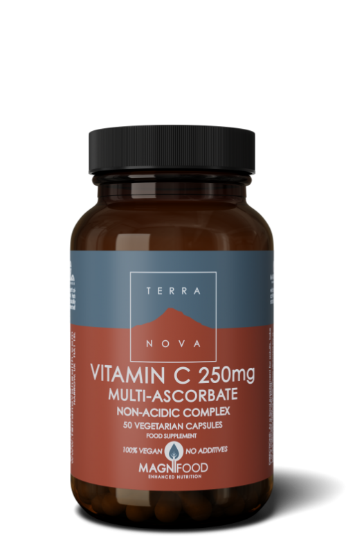 Vitamine C 250 mg complex 50 vegi-capsules Terranova