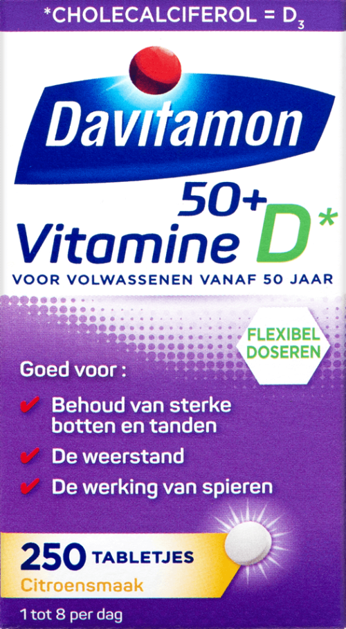 Vitamine D 50+ 250 tabletten Davitamon