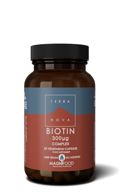 Biotin 300 mcg complex 100 capsules Terranova