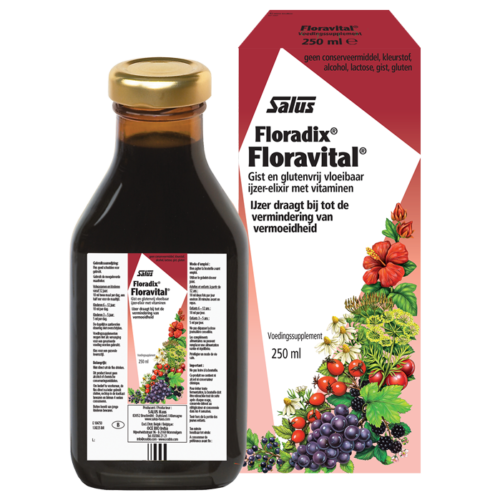Floradix ijzer elixer 250 ml Salus