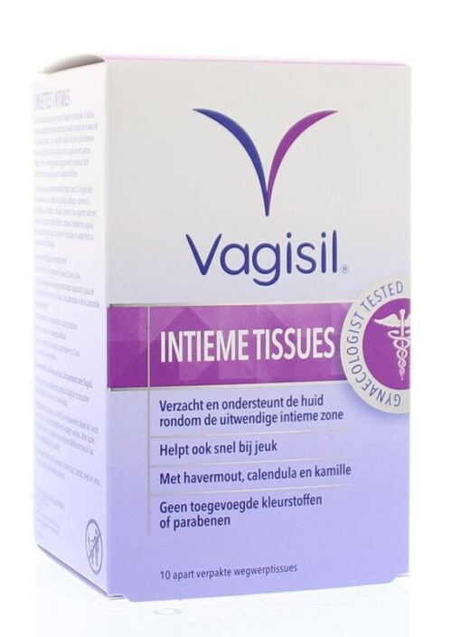Intieme tissues on the go 10 stuks Vagisil