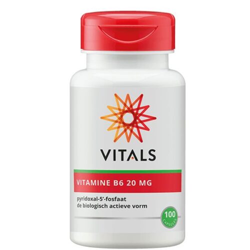 Vitamine B6 pyridoxaal 5 fosfaat 20 mg 100 capsules Vitals