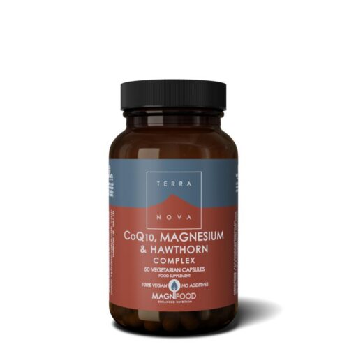 CoQ10, magnesium & hawthorn complex 50 capsules Terranova