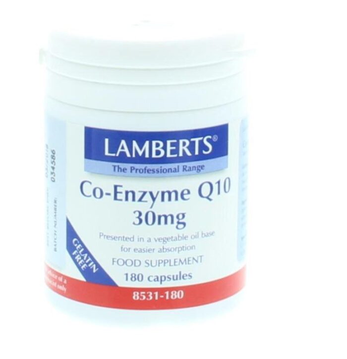 Co enzym Q10 30 mg 180 vegi-caps Lamberts