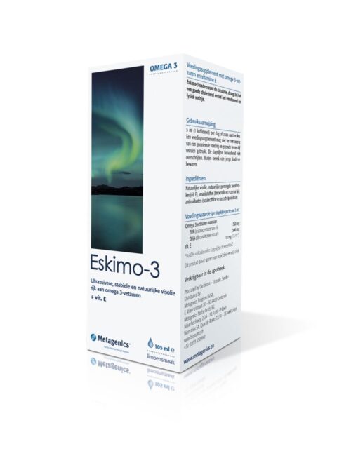 Eskimo 3 vloeibaar limoen 105 ml Metagenics