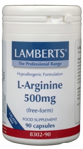 L-Arginine 1000 mg 90 tabletten Lamberts