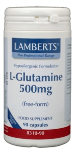 L-Glutamine 500 mg 90 vegi-caps Lamberts