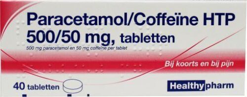 Paracetamol/Coffeine 40 tablewtten Healthypharm