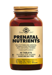 Prenatal nutrients 120 tabletten Solgar