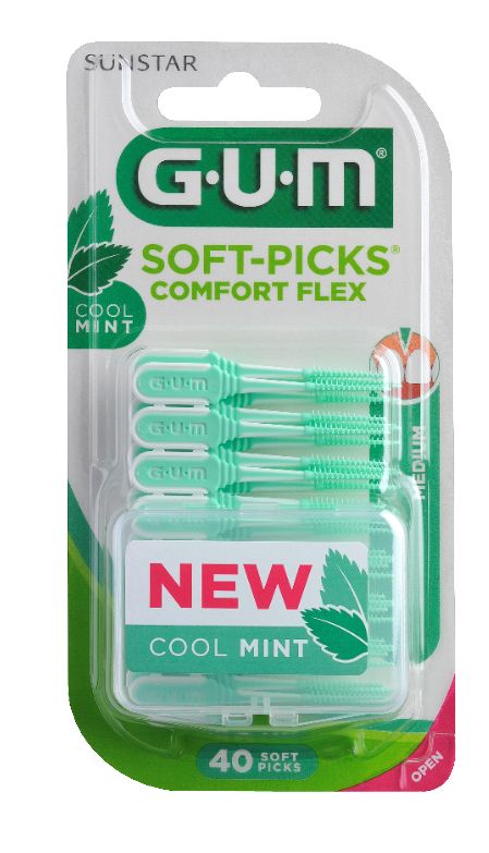 Soft Picks comfort flex mint medium 40 stuks GUM