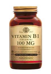 Vitamine B1 100 mg 100 capsules Solgar