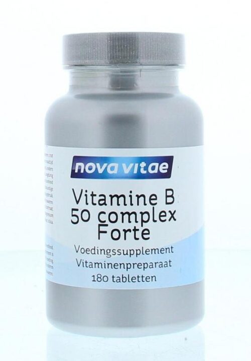 Vitamine B50 complex 180 tabletten Nova Vitae