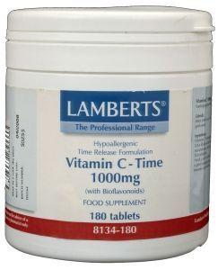 Vitamine C 1000 Time release & bioflavonoiden 180 tabletten Lamberts