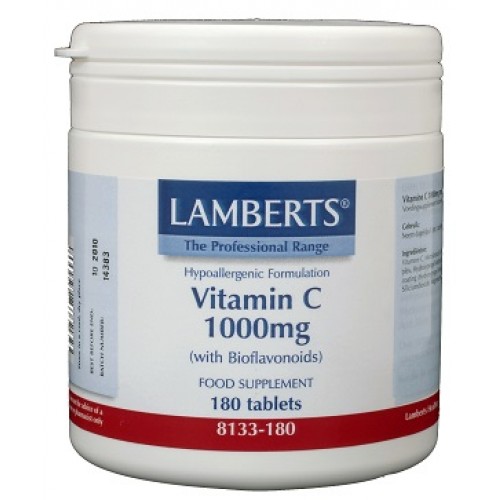 Vitamine C 1000 mg & bioflavonoiden 180 tabletten Lamberts