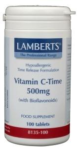 Vitamine C 500 time released & bioflavonoiden 100 tabletten Lamberts