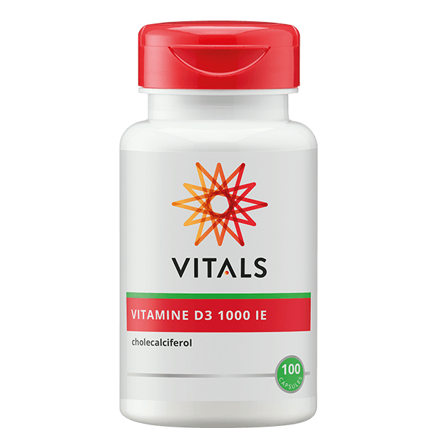 Vitamine D3 1000IE 100 capsules Vitals