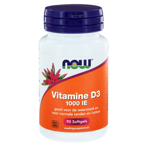 Vitamine D3 1000IE 90 softgels NOW
