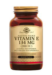 Vitamine E 200iu/134mg 50 softgels Solgar