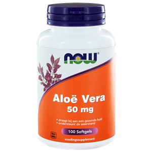Aloe Vera 50 mg 100 softgels NOW