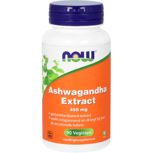 Ashwagandha extract 450 mg 90 vegi-caps NOW