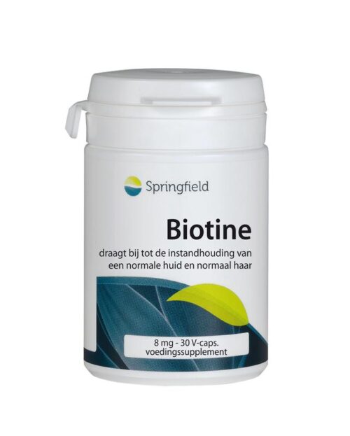 Biotin-8 biotine 8000 mcg 30 vegicaps Springfield
