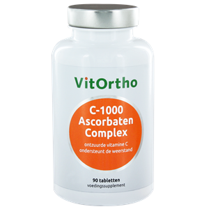 C-1000 Ascorbaten complex 90 tabletten Vitortho