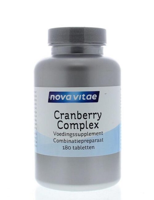Cranberry D-mannose complex 180 tabletten Nova Vitae