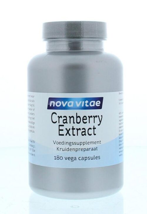 Cranberry extract 180 capsules Nova Vitae