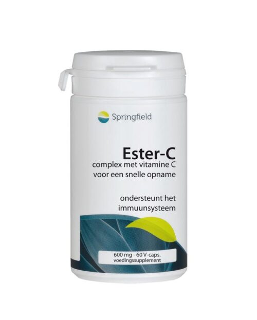 Ester-C 600 mg met bioflavonoiden 60 vegicaps Springfield
